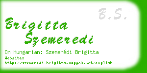 brigitta szemeredi business card